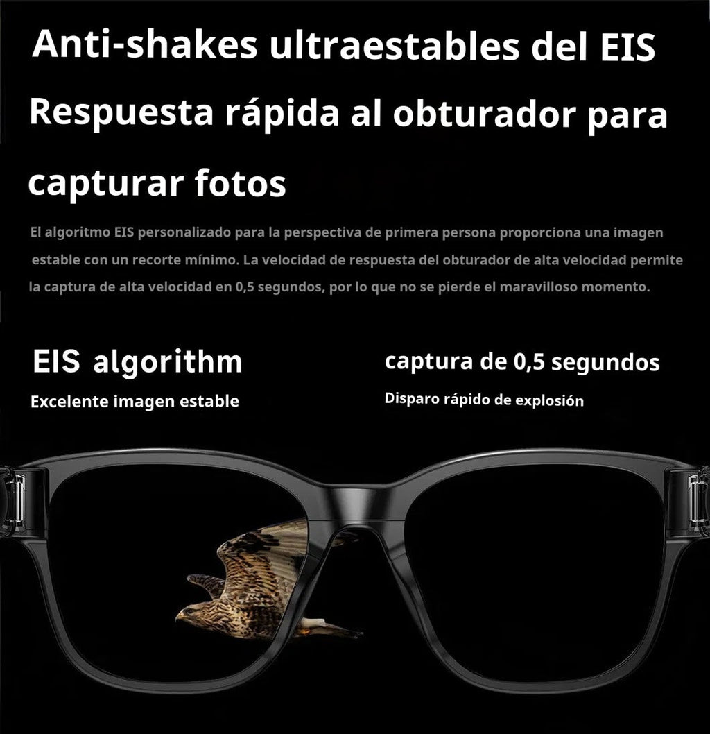 Gafas con (cámara + micro + IA), para Creadores Inteligentes - VistIA
