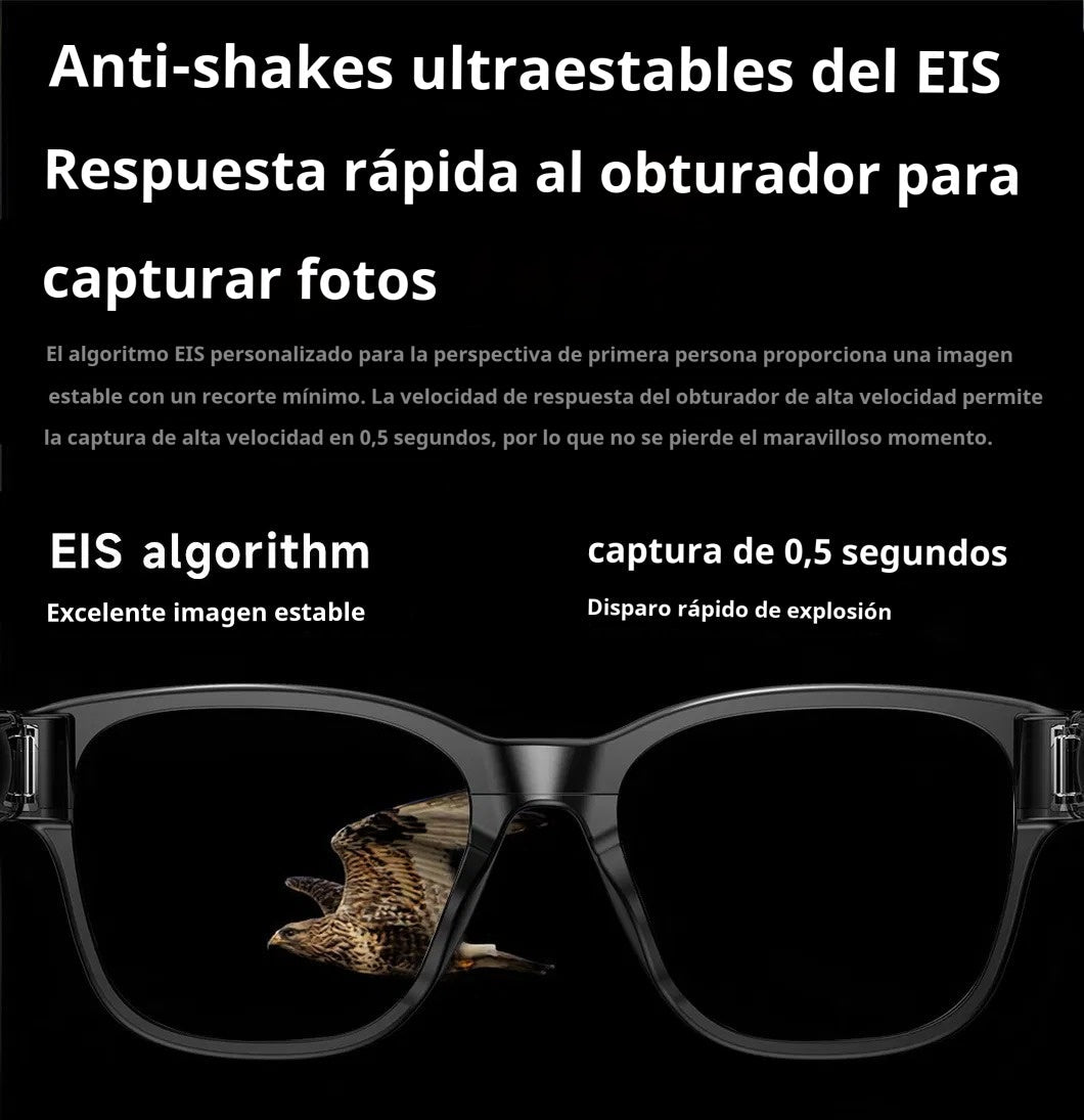 Gafas con (cámara + micro + IA), para Creadores Inteligentes - VistIA